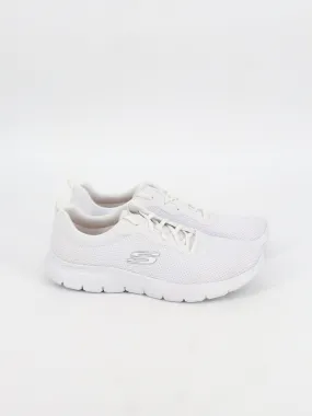 Women's Brand Logo Printed Trainers,White