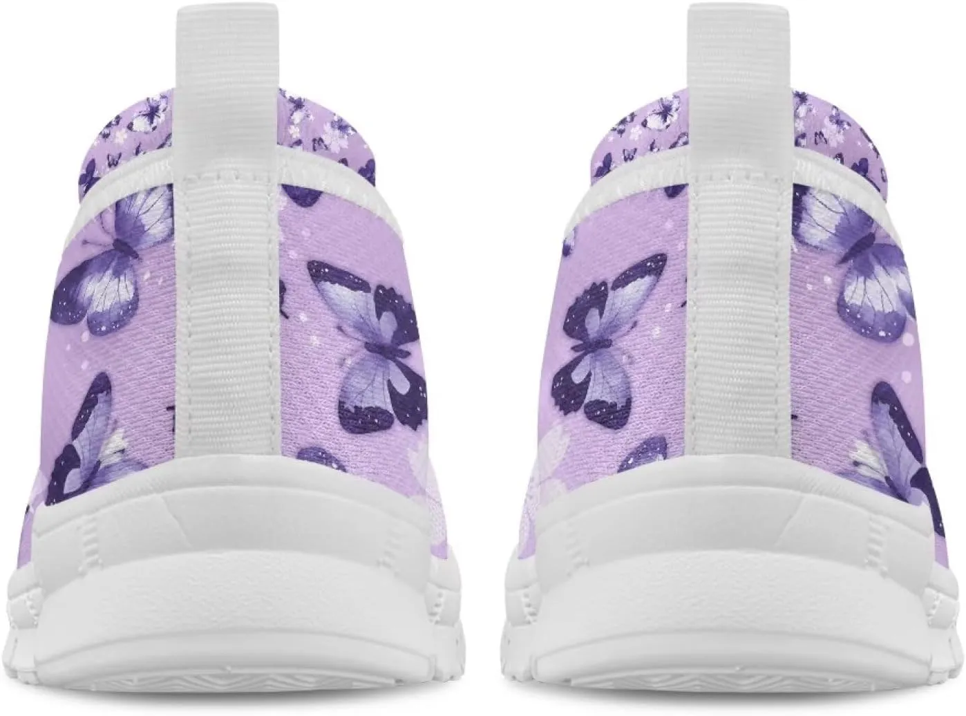 Women's Slip On Sneakers, Everyday Mesh Shoes, Non Slip Sole & Breathable Mesh, Lightweight & All-Day Comfort White Sole