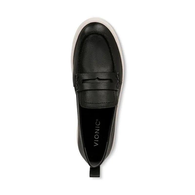 Women's Uptown Black Leather