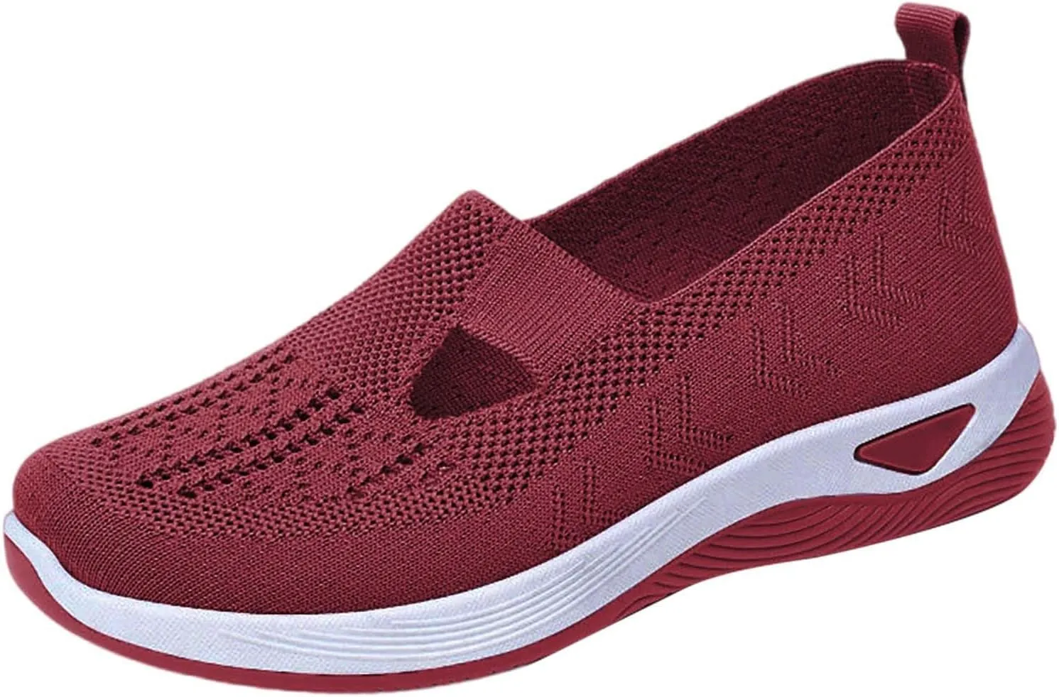 Women's Woven Orthopedic Breathable Soft Shoes Non Slip Work Shoes Women Mesh Men's Casual Shoes White Sneakers White Tennis Shoe Loafers Dress Shoe